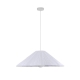 Atkins Modern Facbric Shade Hanging Pendant Light Lamp Small White