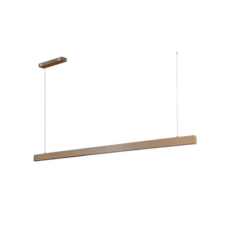Lewis Modern LED Hanging Pendant Light Lamp Small Wood