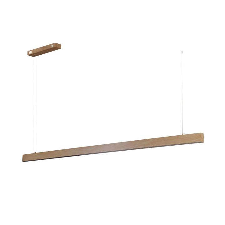 Lewis Modern LED Hanging Pendant Light Lamp Large Wood