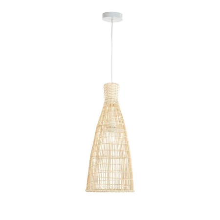 Liles Rattan Hanging Pendant Light Lamp Small Natural