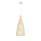 Liles Rattan Hanging Pendant Light Lamp Small Natural
