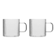 Ecology Infuse Set of 2 Double Wall Latte Mugs