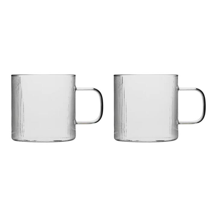 Ecology Infuse Set of 2 Double Wall Latte Mugs