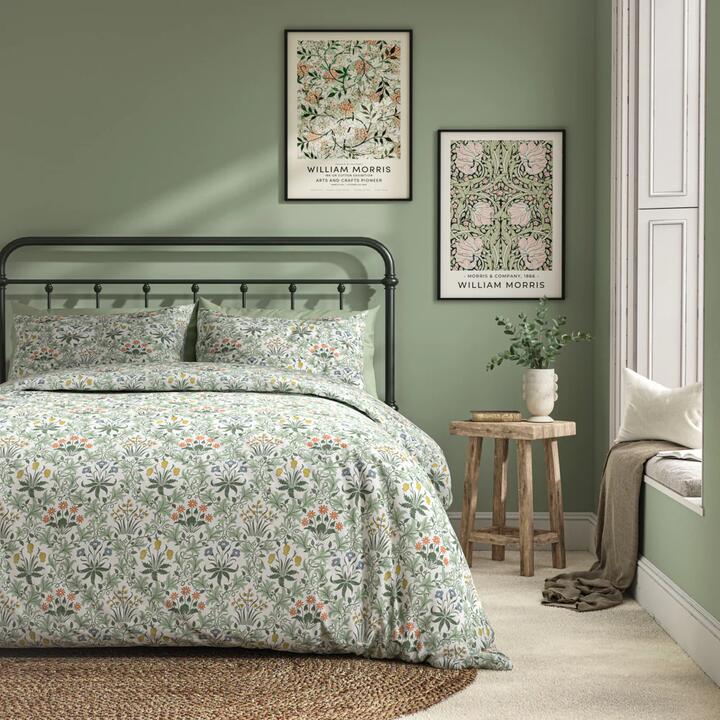 William Morris Celadine Quilt Cover Set-King