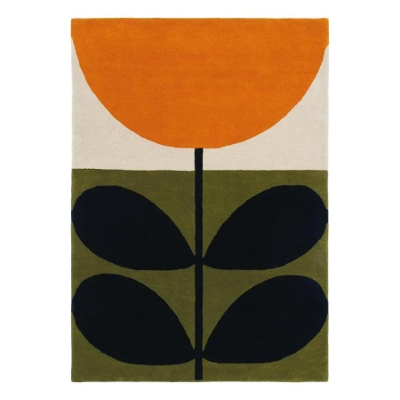 Orla Kiely Stem Black Rug-350 x 250cm