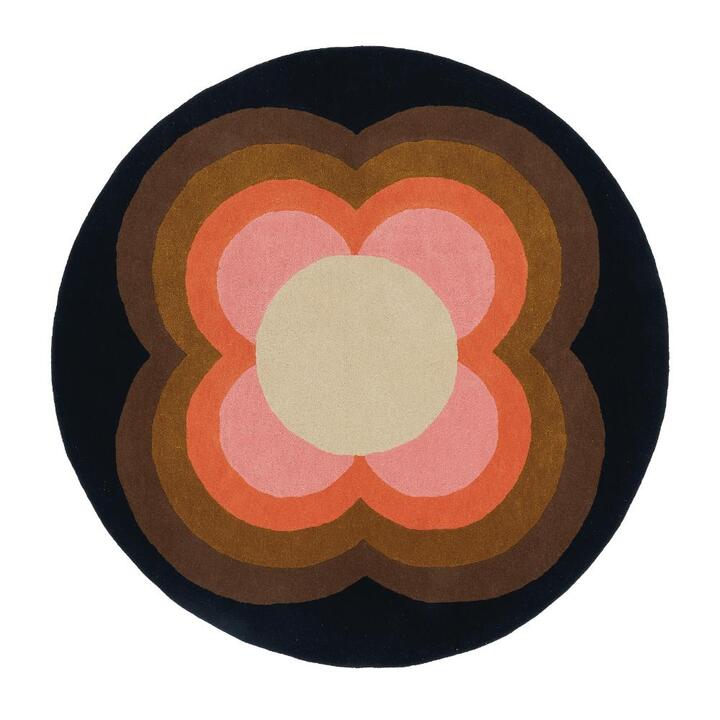Orla Kiely Sunflower Round Rug-200 x 200cm