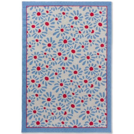 Laura Ashley Thorncliff Outdoor Rug Sky Blue-200 x 140cm