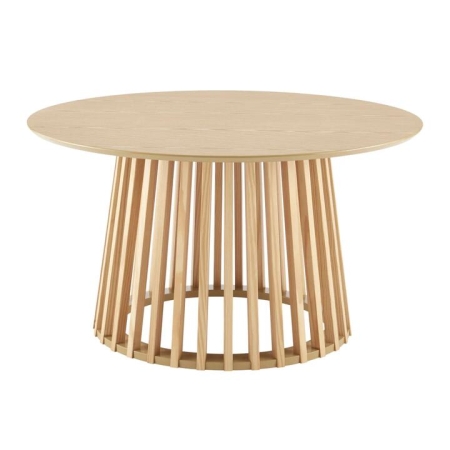 Design Square Calandra Classic Round Tea Coffee Table 90cm Oak