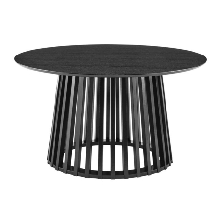 Design Square Calandra Classic Round Tea Coffee Table 90cm Black