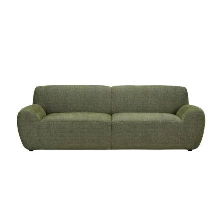 Maestro Furniture Jolanda Fabric 3-Seater Sofa Lounge Couch Plush Cushion Green