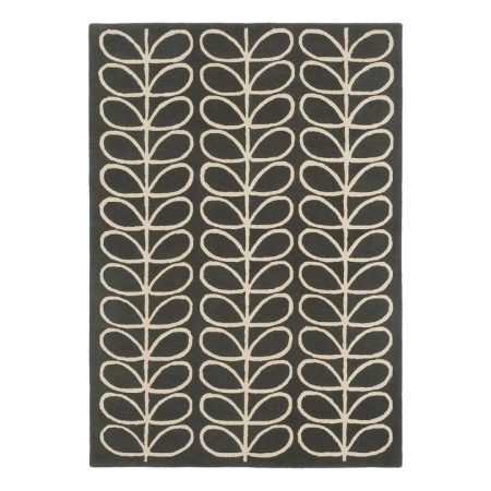 Orla Kiely Linear Stem Rug Slate-230 x 160cm