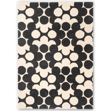 Orla Kiely Puzzle Flower Rug Slate-230 x 160cm