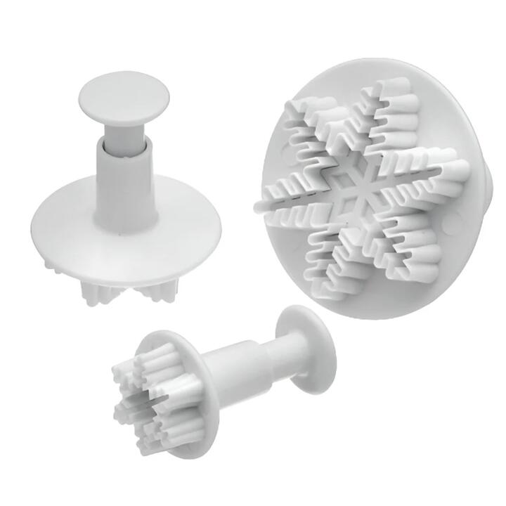 Mondo Snowflake Plunger Cutter 3 Piece Set