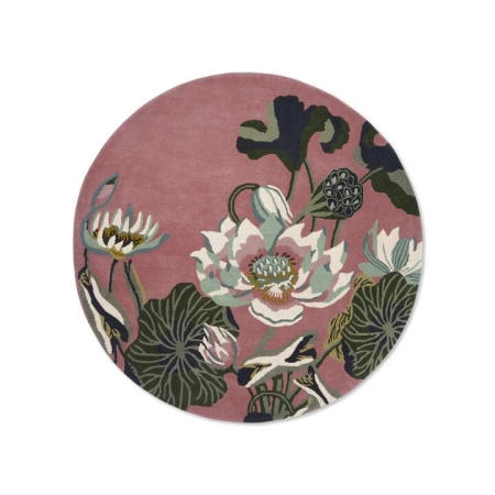 Wedgwood Waterlily Round Rug-150 x 150cm