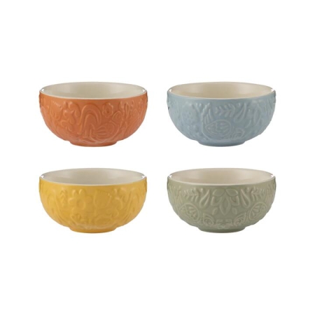 Mason Cash Home To Roost Set Of 4 Preps Bowls