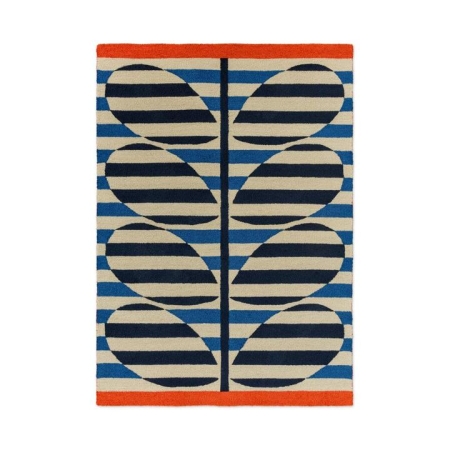 Orla Kiely Stripy Stem Outdoor Rug Azure-230 x 160cm