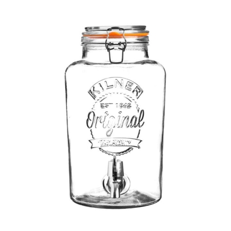 Kilner Round Storage Jar with Dispensing Tap 5L