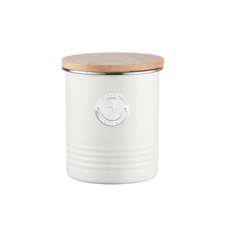 Living Tea Caniser 1L Cream Size 12X14X12cm by Typhoon
