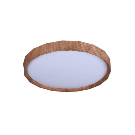 Kyer Modern CCT LED Ceiling Light Lamp Large Wood/White