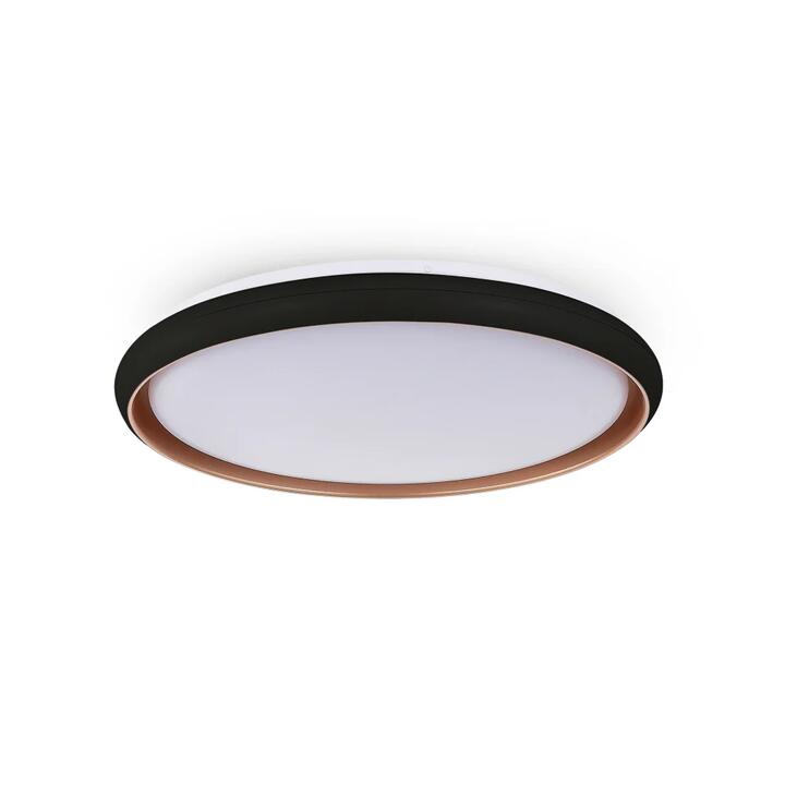 Rados Modern Colour Adjustable CCT LED Ceiling Light Lamp Black