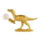 Velociraptor Grip Shape Desk Table Light Lamp Gold