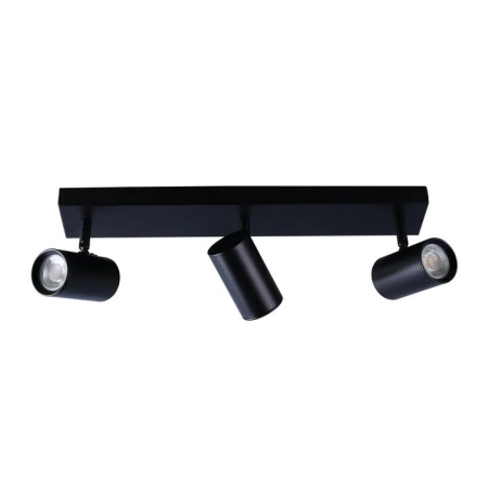 Aster Modern 3-Light Flush Ceiling Spot Track Light Lamp Black