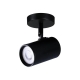 Aster Modern 1-Light Flush Ceiling Spot Light Lamp Black