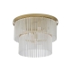 Pamela Luxury Frosted Glass Ceiling Lampg Light Gold