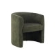 Maestro Furniture Jacelyn Velvet Fabric Accent Lounge Dining ArmChair Green