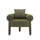 Maestro Furniture Cordelia Modern Textured Fabric Lounge Accent Relaxing ArmChair Green