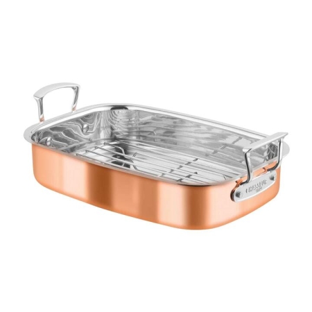 Chasseur Escoffier Induction Roasting Pan With Rack 35cm
