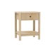Maestro Furniture Theo Open Shelf Nightstand Bedside Table 1-Drawer Oak