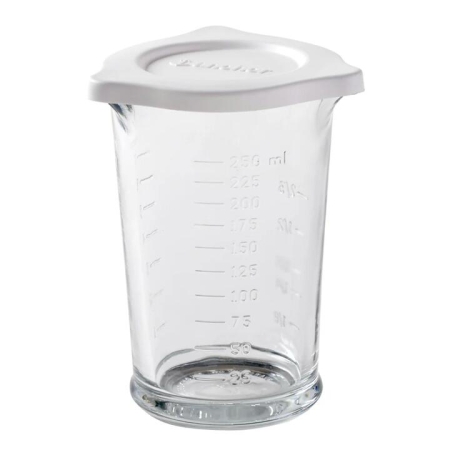 Anchor Hocking Triple Pour Embossed Measuring Glass with Lid 1.9L