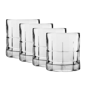 Anchor Hocking Set of 4 Manchester Rocks Glasses 296ml