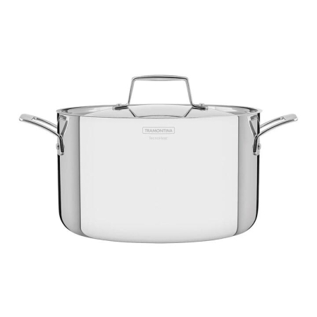 Tramontina Grano Triply Clad Stainless Steel Deep Casserole 24cm 5.8L