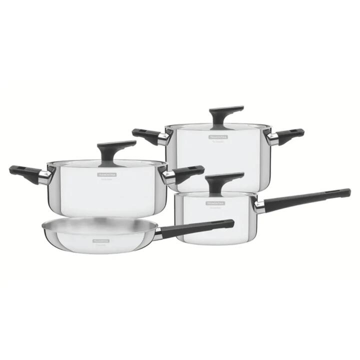 Tramontina Grano 4 Piece Triply Clad Cookware Set with Bakelite Handles