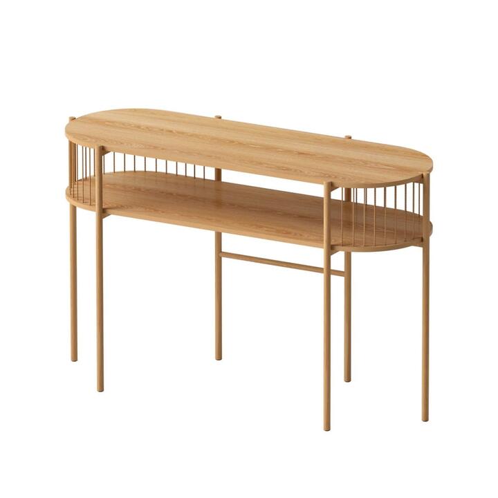 Rope Inspired Hallway Console Hall Table 124CM Pine
