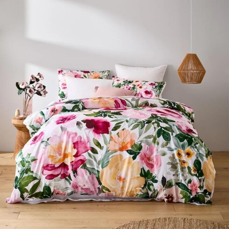 Adorn Living Heidi Quilt Cover Set-Super King