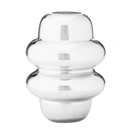 Amalfi Gallium Metallic Vase-Large