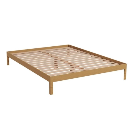 Milano Decor Giulia Timber Bed Base-Single