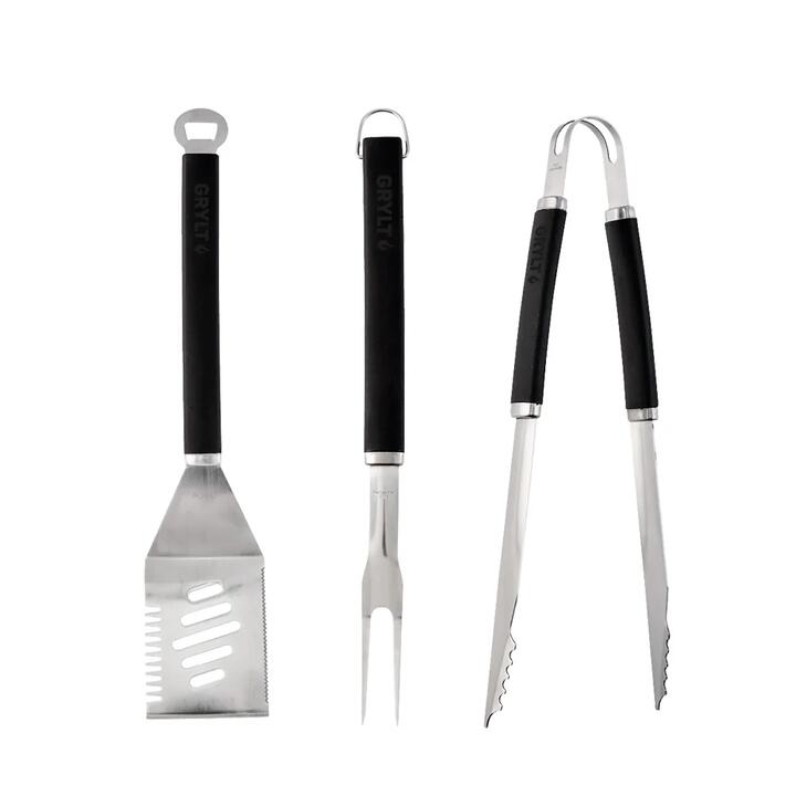 GRYLT 3 Piece BBQ Utensil Set