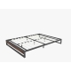 Milano Decor Sorrento Metal And Wood Bed Base Single