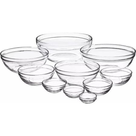Anchor Hocking Set of 10 Mixing Bowls