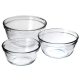 Anchor Hocking Set of 3 Mixing Bowls
