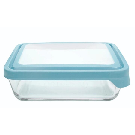 Anchor Hocking Trueseal Storage Container Rectangle 11 Cup Blue