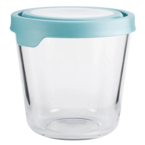 Anchor Hocking Trueseal Storage Container Round Tall 7 Cup Blue