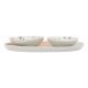 Ecology Dusk Set of 2 Dip Bowls with Tray