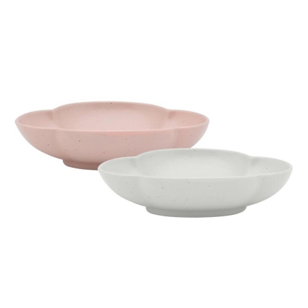Ecology Bloom Set of 2 Oval Dip Bowls 12x16cm