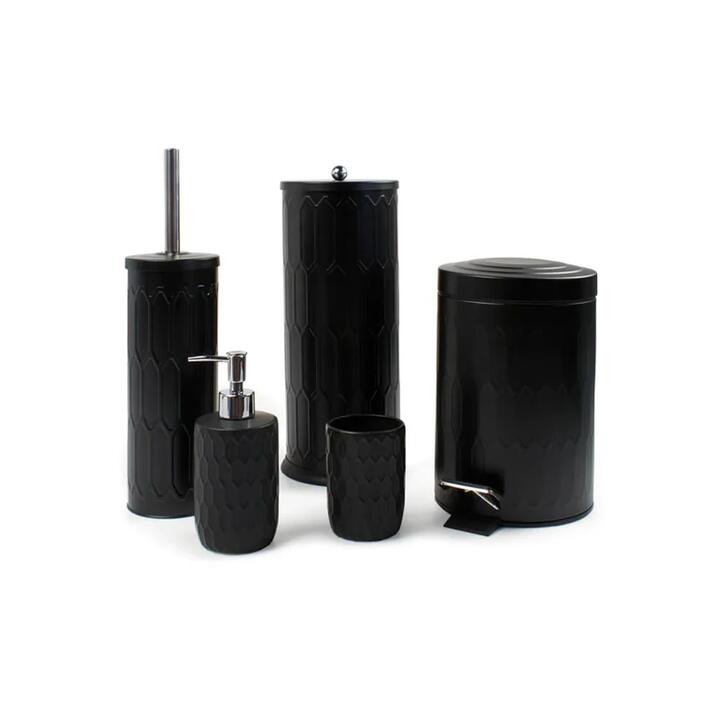 Salt & Pepper 5 Piece Dominic Bathroom Set