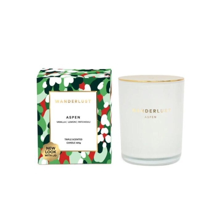 Salt & Pepper Wanderlust Candle with Lid 425g